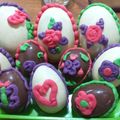 El cooksnap de Sabri Dualde cuando hizo Glasé para decorar huevos de Pascua.