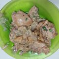 El cooksnap de Juan Carlos Trinidad cuando hizo Pollo al verdeo con hongos y papas al horno.