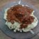 El cooksnap de Lucy Sempaii cuando hizo Spaghetti con salsa de tomate y albóndigas.
