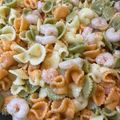 El cooksnap de astrid badia cuando hizo Pasta multicolor con gambas.