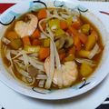 El cooksnap de Pablo Aguilar cuando hizo Fideos Chinos.