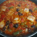 El cooksnap de antonio cuando hizo Arroz con compango asturiano.