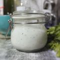 El cooksnap de Felipe Pino cuando hizo Keto - Salsa de ajo y Yogurt griego.