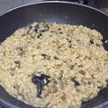El cooksnap de Mº Luz Solana cuando hizo Risotto de setas.