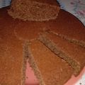 El cooksnap de Lore Arce cuando hizo Torta Integral de naranja.