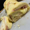 El cooksnap de Antonella Damiano cuando hizo Pan de queso, relleno de jamón, queso dambo y aceitunas.