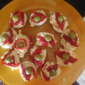 El cooksnap de Paco Medina cuando hizo Huevos rellenos.