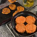 El cooksnap de juliana lombardo cuando hizo Hamburguesas de zanahoria y avena.