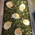 El cooksnap de Jenny Cruz cuando hizo Guisantes salteados con jamón y huevo.