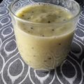 El cooksnap de xtapiasb cuando hizo Licuado de plátano y kiwi.