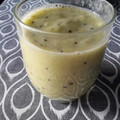 El cooksnap de xtapiasb cuando hizo Licuado de plátano y kiwi.