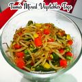 Cooksnap dari minarsih.ummuarwa untuk resep Tumis pelangi (wortel, buncis, jagung, toge)
