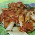 El cooksnap de Camy Palacios cuando hizo Fideos con salsa roja.
