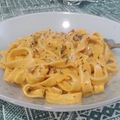 El cooksnap de jaindai cuando hizo Tagliatelle Casalinga.