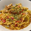 El cooksnap de Daniel González cuando hizo Cazuela de Fideos con Pollo y setas Variadas.