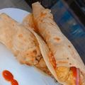 Aneela Malik's cooksnap of when they made Chicken roll paratha.