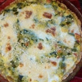 El cooksnap de Ani Acevedo cuando hizo Tarta de zapallitos con jamón y queso.