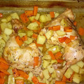 El cooksnap de Manuel Dimas cuando hizo Pollo al horno.