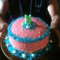 dottye's cooksnap of when they made Coconut Cake with colored coconut decorations for any holiday.