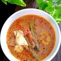 Cooksnap imel_recipe semasa beliau membuat Asam Pedas Telur Asin.