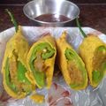 Nikita Singhal's cooksnap of when they made Rajsthani mirchi bada.