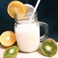 Nazia Qureshi's cooksnap of when they made Banana shake.