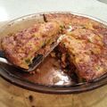 canuckshockeygirl's cooksnap of when they made Impossible Cheeseburger Pie.
