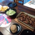 Dorottya 😊🥑🍆🥦 Cooksnap-ja, amikor elkészítette a(z) Svéd csülök, Hasselback burgonyával és zöld saláta, lilahagymáva receptet.