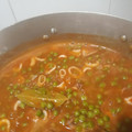 El cooksnap de Alina Gabriela cuando hizo Guisantes con chipirones.