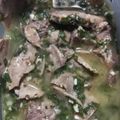 El cooksnap de Samy Díaz cuando hizo Lengua a la vinagreta.