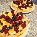 El cooksnap de kiara González cuando hizo Waffles de avena.