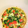 Vivian Palmer's cooksnap of when they made Spinach, Feta, Tomato Quiche.