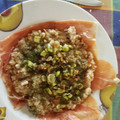 El cooksnap de Laura cuando hizo Arroz integral con quinoa roja, jamón serrano y ajetes 😋.