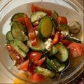 Cooksnap de Lorival Cardoso quando cozinhou Salada de Tomate, Queijo Fresco, Pepino e Azeitonas.