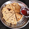 Falguni Shah's cooksnap of when they made પનીર પરાઠા (Paneer Paratha Recipe In Gujarati).