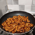 El cooksnap de laura diaz cuando hizo Pollo con salsa teriyaki express.