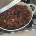 El cooksnap de Aura Cardenas cuando hizo Lomo saltado.