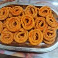 Aarti Dattani's cooksnap of when they made ચોખા ના લોટ ની ચકરી (Rice flour Chakri Recipe in Gujarati).