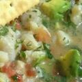 El cooksnap de Berenice Jasso cuando hizo Ceviche tropical.