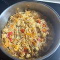 El cooksnap de Nuria Hernandez cuando hizo Noodles de arroz con verduras y pollo.