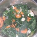 Cooksnap dari sunflower blue untuk resep Sop Bening Bayam Wortel