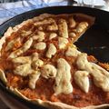 El cooksnap de Luli Gregorio cuando hizo Tarta de calabaza y queso.