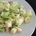 El cooksnap de Michelle Lozano cuando hizo Ensalada waldorf navideña.
