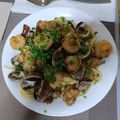 El cooksnap de Veronika Elkhovikova cuando hizo Espaguetis a la marinera.