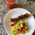 El cooksnap de Tiffany Sayago cuando hizo Pinchos venezolanos de carne light 😋.