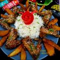 Asma Waheed's cooksnap of when they made CRISPY HONEY CHILLI WINGS🤩.