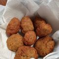 El cooksnap de Andrea Elizabeth Fernández cuando hizo Falafel.