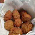 El cooksnap de Andrea Elizabeth Fernández cuando hizo Falafel.