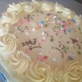 Walies Cuisine 's cooksnap of when they made Red velvet birthday cake buttercream.