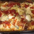El cooksnap de Azul Tuca cuando hizo Matambre a la pizza al horno.